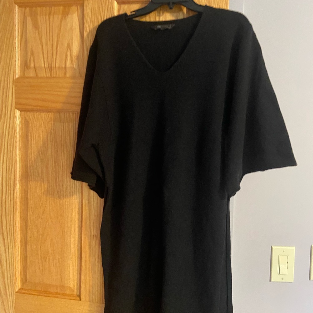 Knit textured sweater-tunic